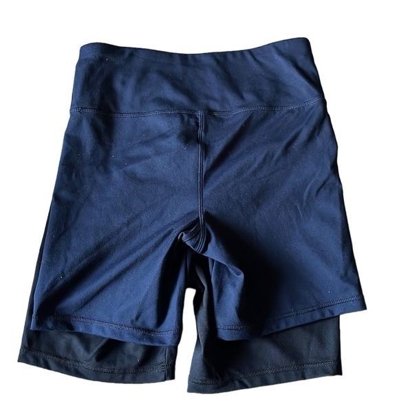 JOCKEY 2 pack poly bike short 7” deep black/neo navy size small - Picture 2 of 7